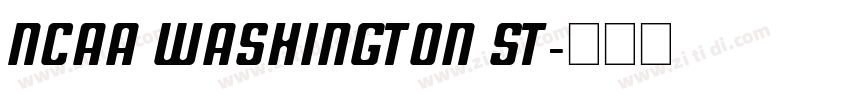 NCAA Washington St字体转换